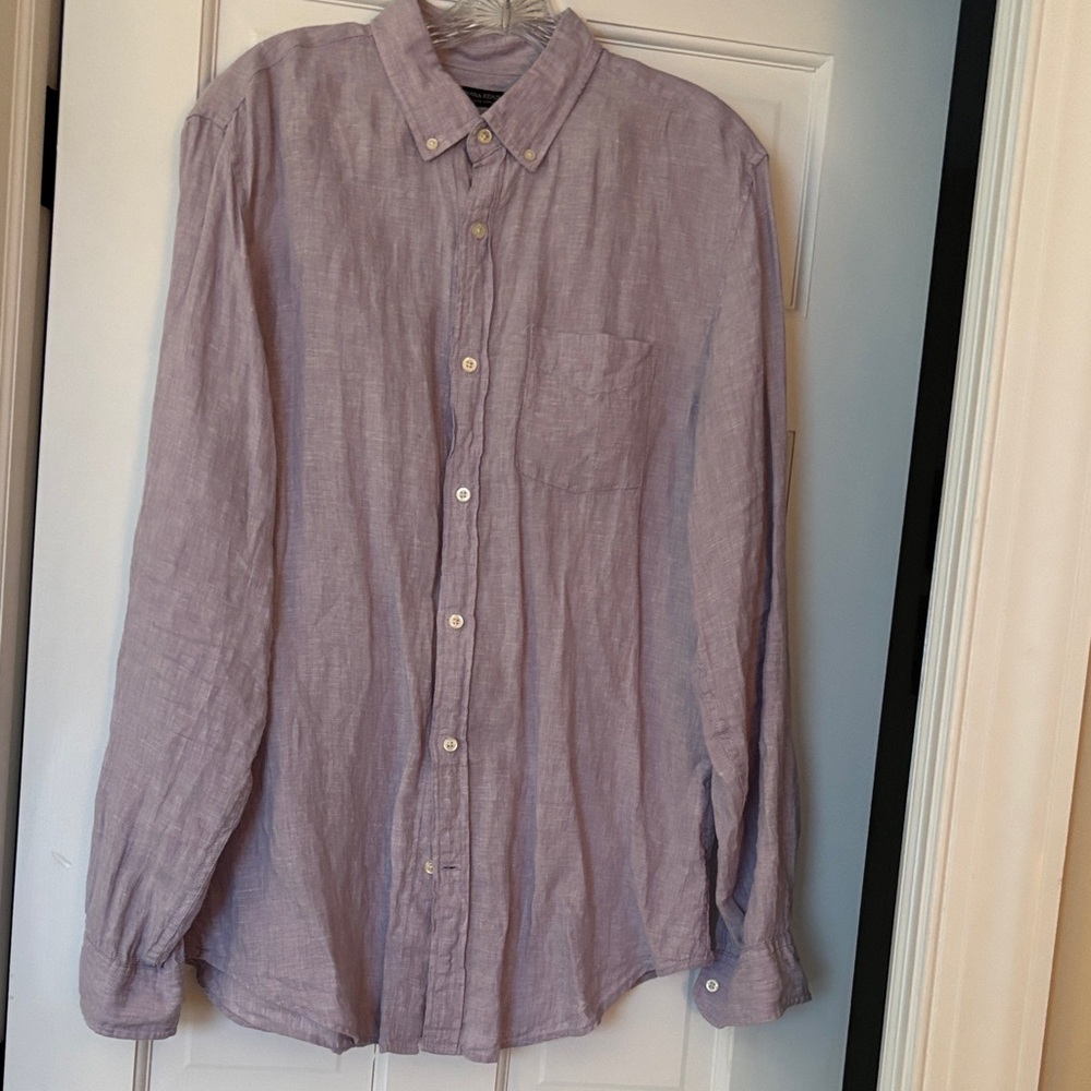 Banana Republic Light Purple Casual Shirt